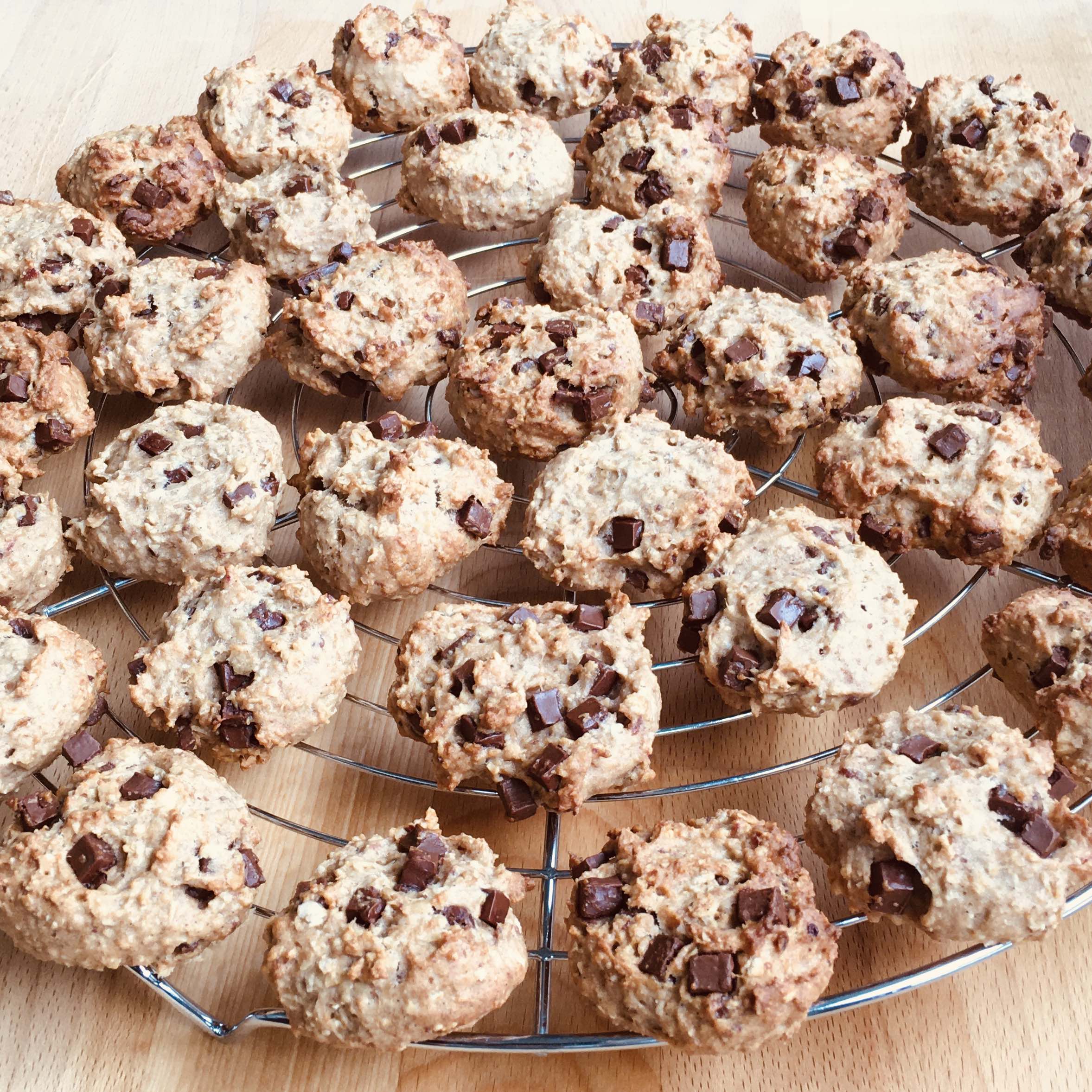 Schokokekse (mit wenig Zucker)